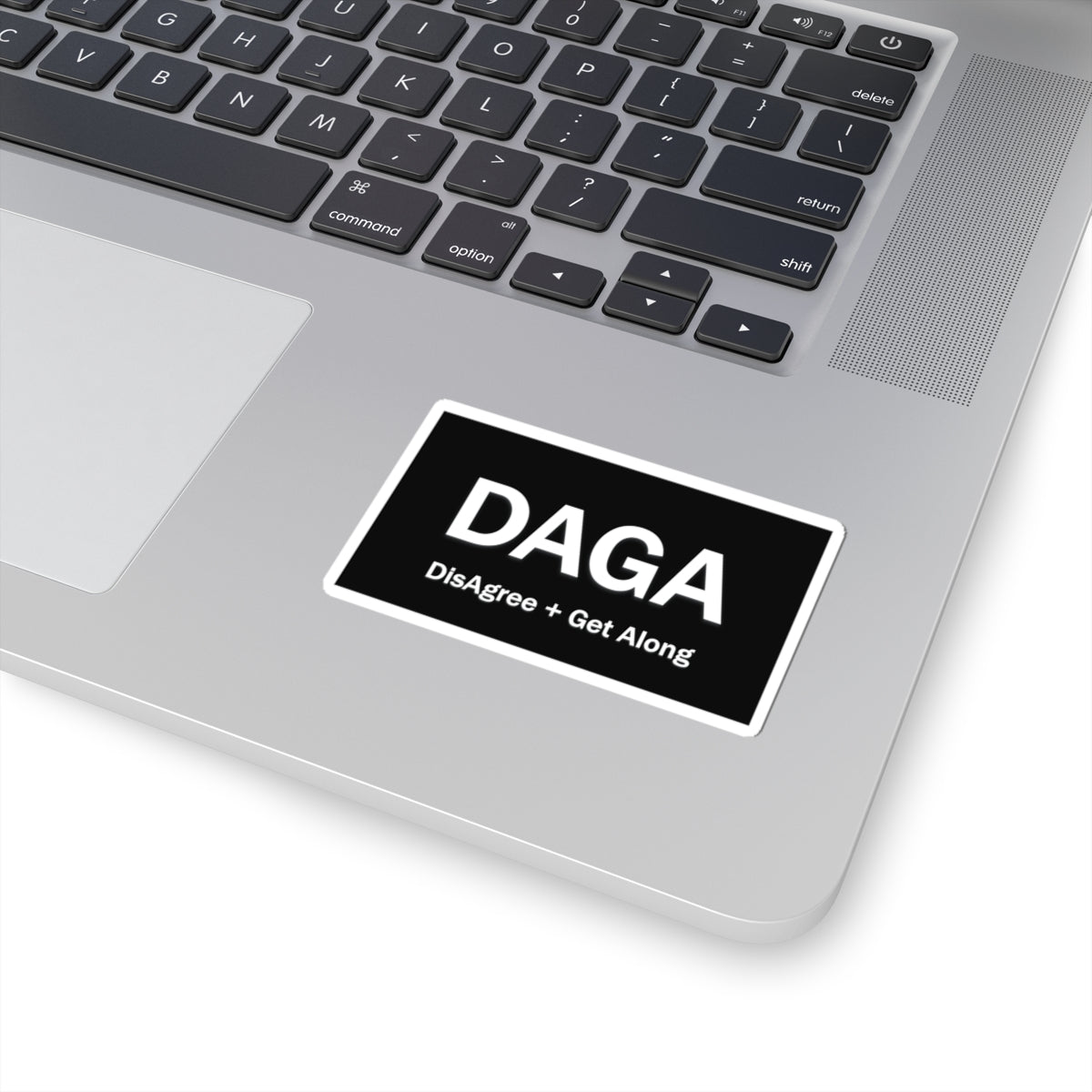 DAGA Sticker — "DisAgree + Get Along" Political Conversation Vinyl Sticker